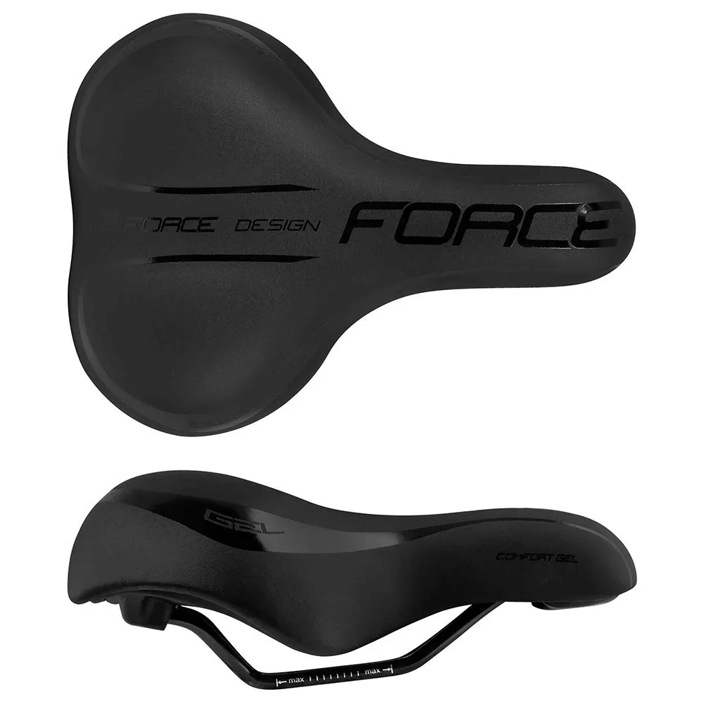 

Седло Force Comfort Gel Tourist, черный