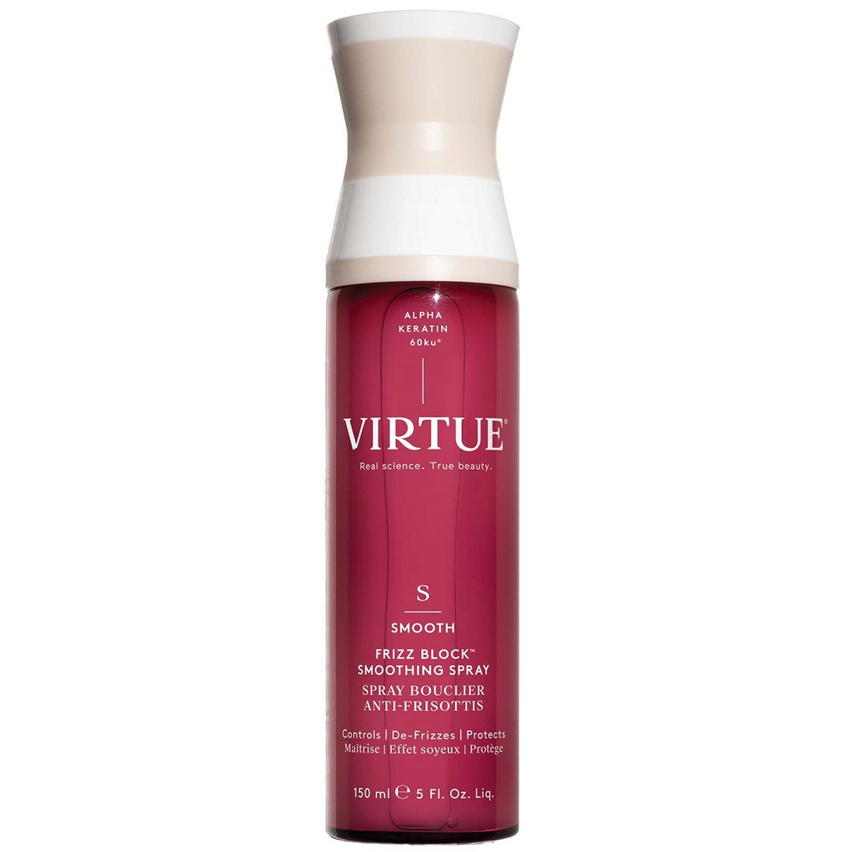 

Лак для волос frizz block smoothing spray Virtue, объем 150 мл