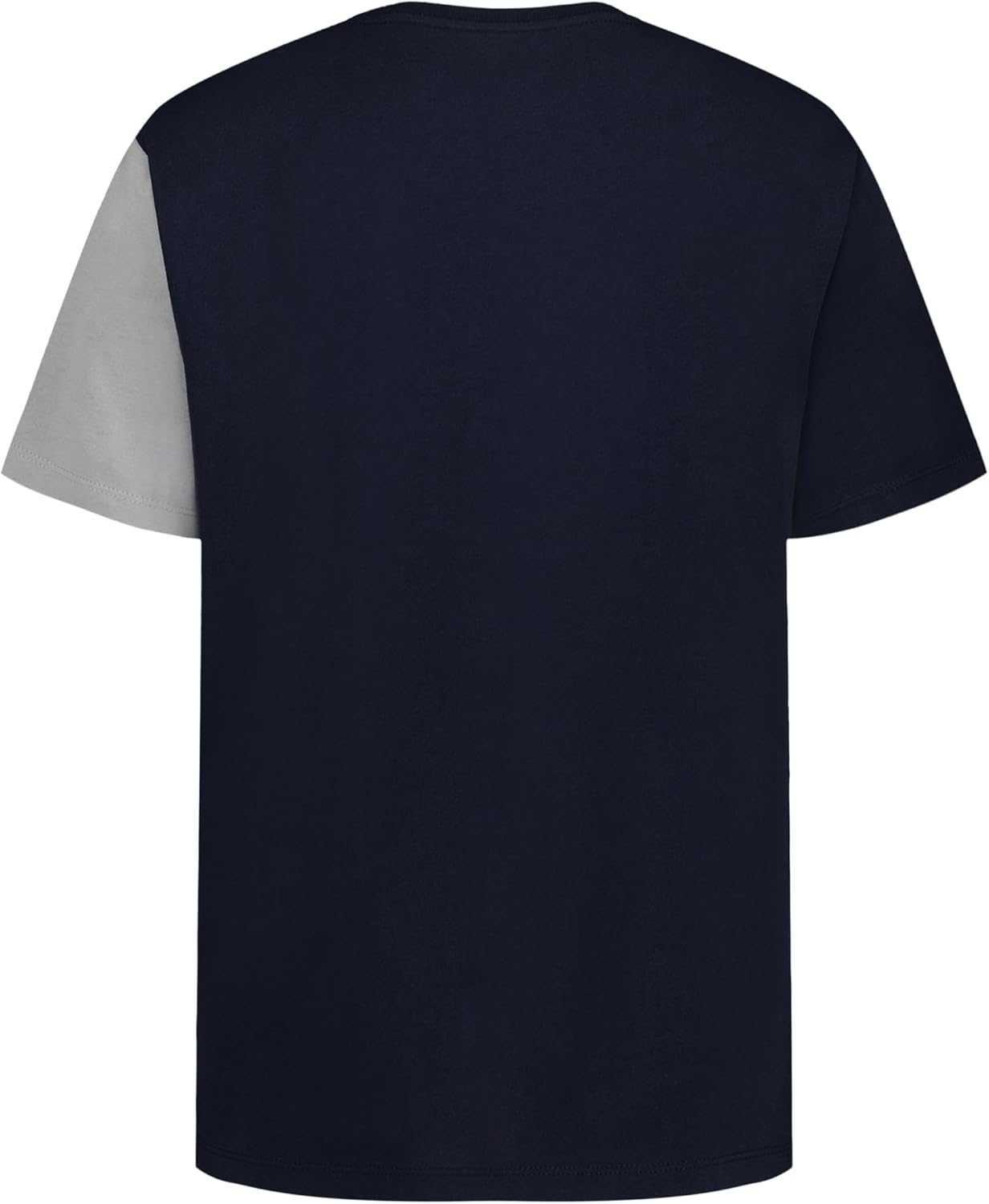 Футболка Calvin Klein Boys с коротким рукавом, модным принтом и круглым вырезом, удобная, свободного кроя, Block Party Dark Sapphire — фото 2