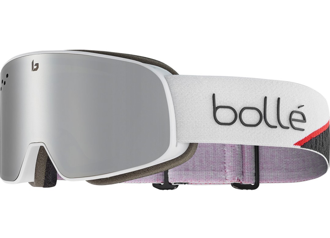 

Bolle Солнцезащитные очки Nevada race white matte/black chrome