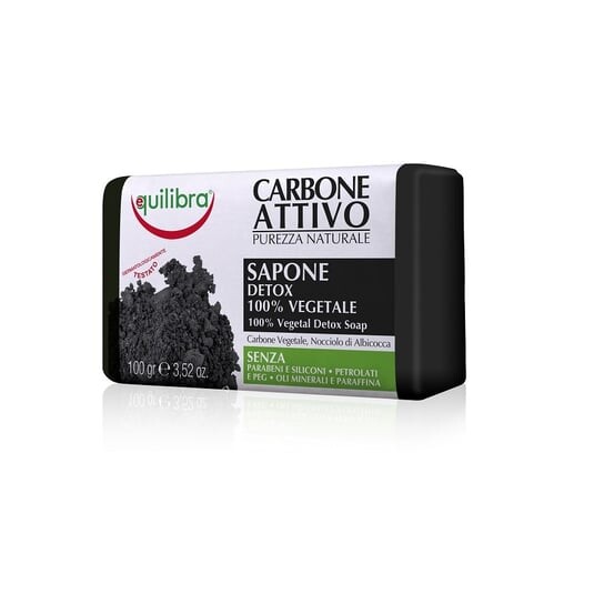 

Очищающее мыло с активированным углем, 100 г Equilibra, Carbo Detox, Equalibra