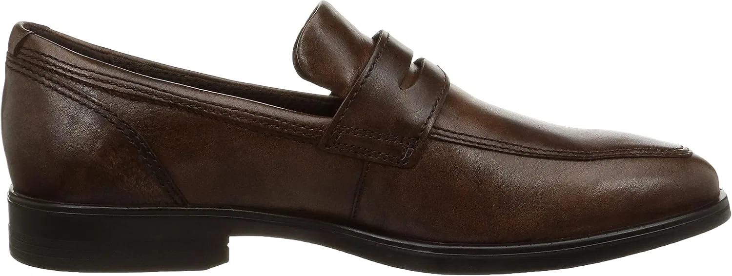 Мужские лоферы ECCO Queenstown Penny Loafer Dress Oxford, Cocoa Brown — фото 4