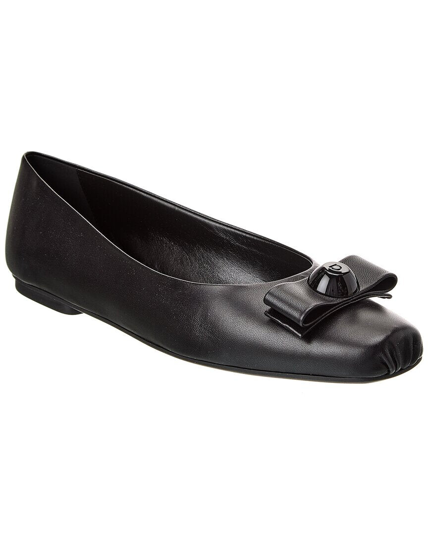 

Кожаные балетки Ferragamo Pina Salvatore Ferragamo, цвет Nero