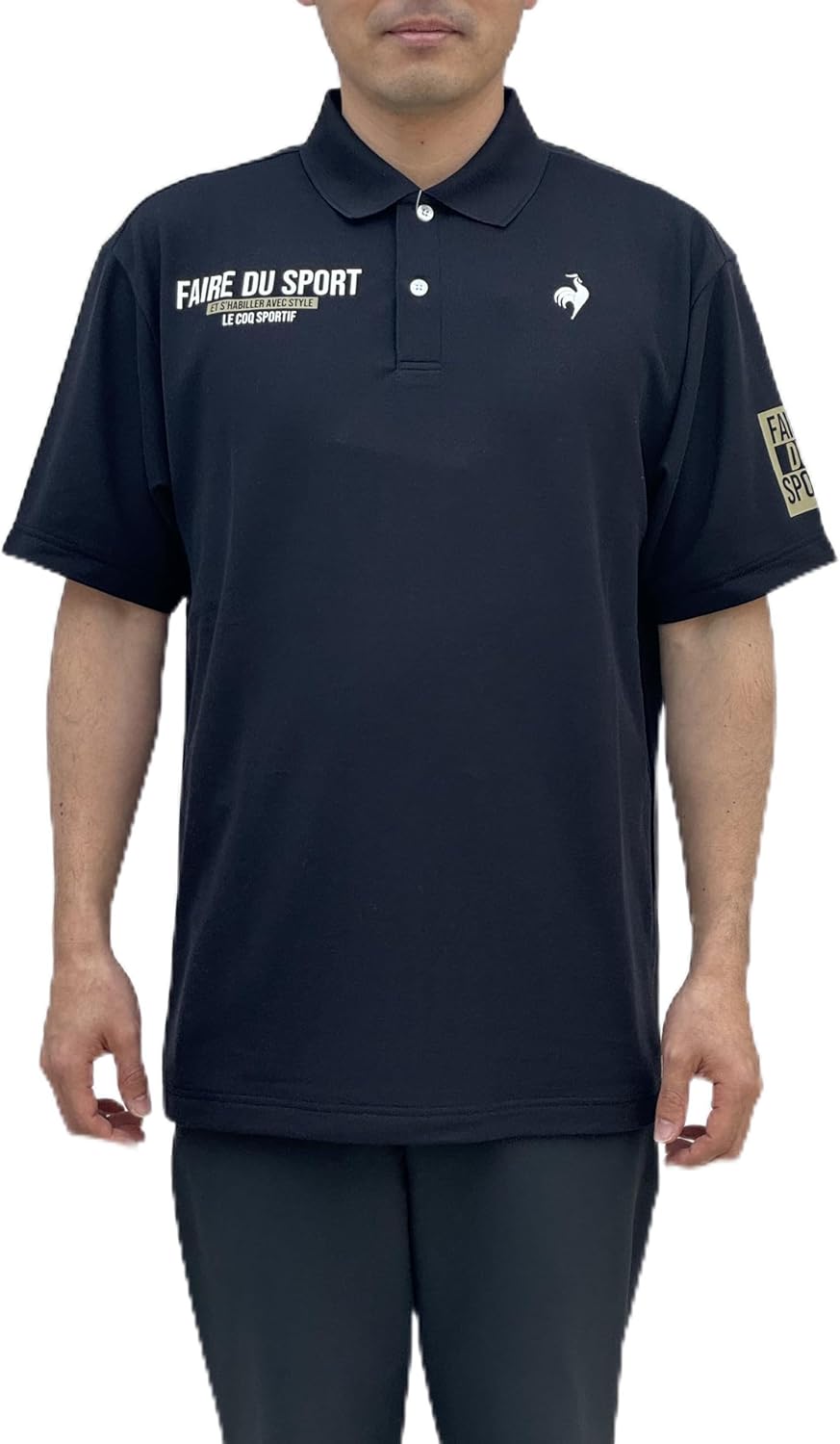 

Рубашка поло с коротким рукавом Le Coq Sportif, черный