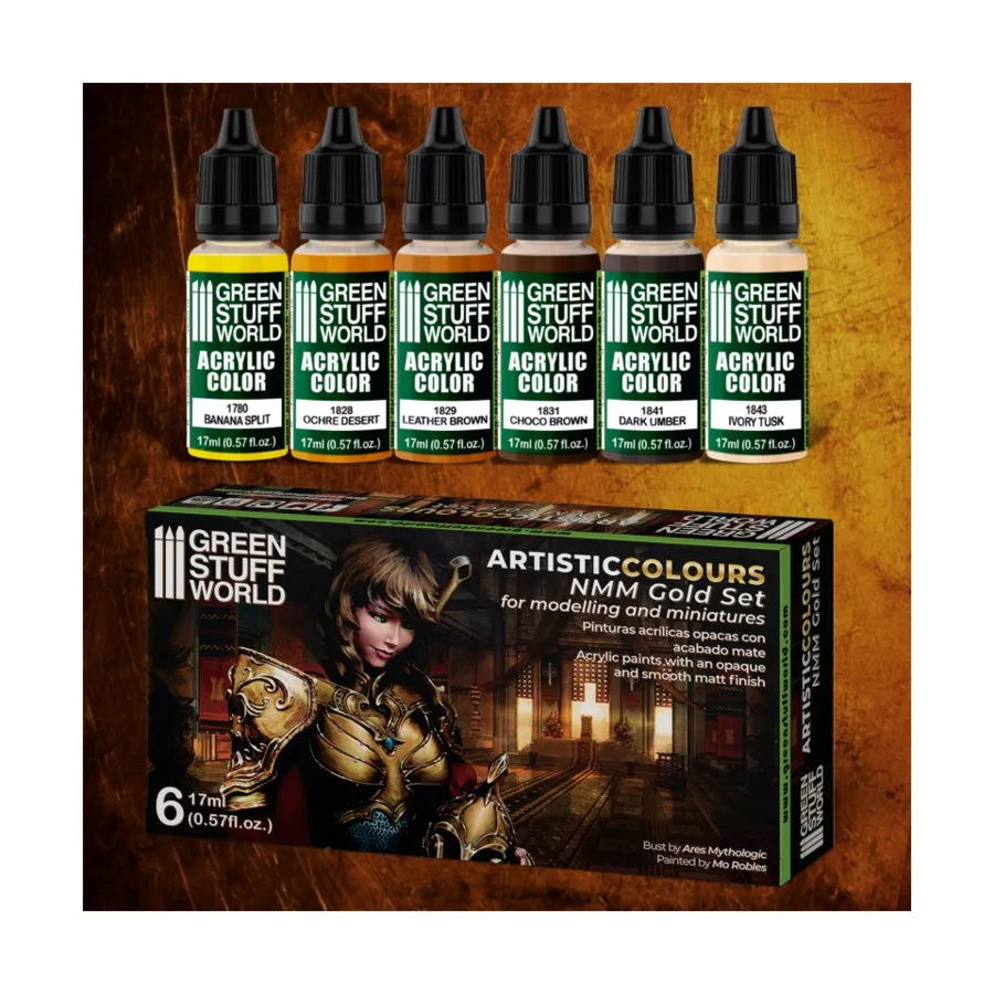 

Художественные цвета — набор золотых красок NMM, Paint - Paint & Ink Sets