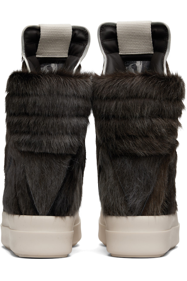Rick Owens Коричневые кроссовки Concordian MegageoBaskets — фото 2