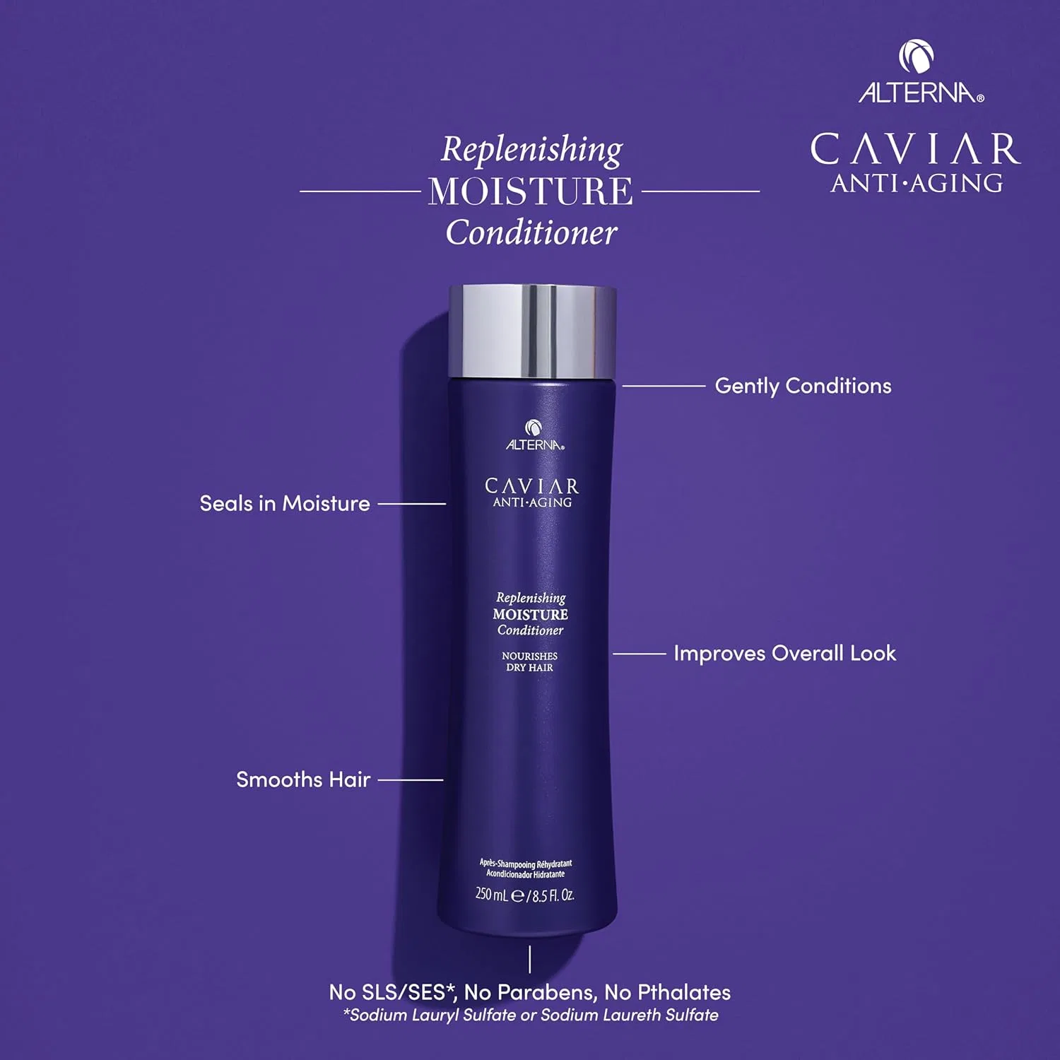 Кондиционер Alterna Caviar Anti-Ageing Replenishing Moisture для унисекс Alterna — фото 4