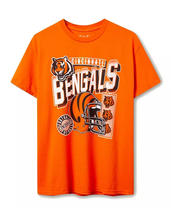 

Футболка унисекс с символикой НФЛ «Цинциннати Бенгалс» и надписью «Flea Market» Junk Food Clothing, оранжевый