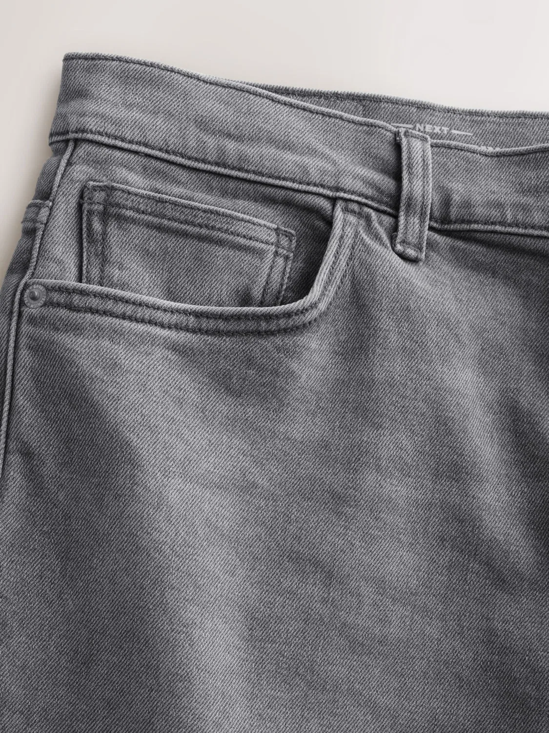 Джинсы Next Regular Jeans Authentic серого цвета — фото 3