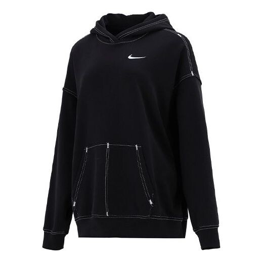 

Свитер embroidered logo loose hoodie black Nike, черный