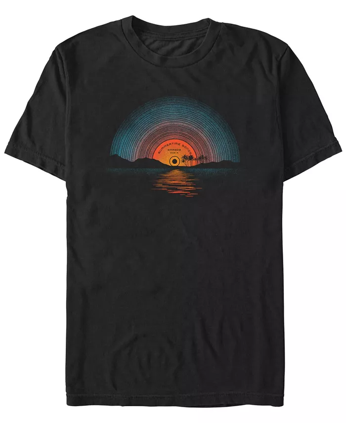 

Мужская футболка с коротким рукавом Sound of Summer Design By Humans, черный