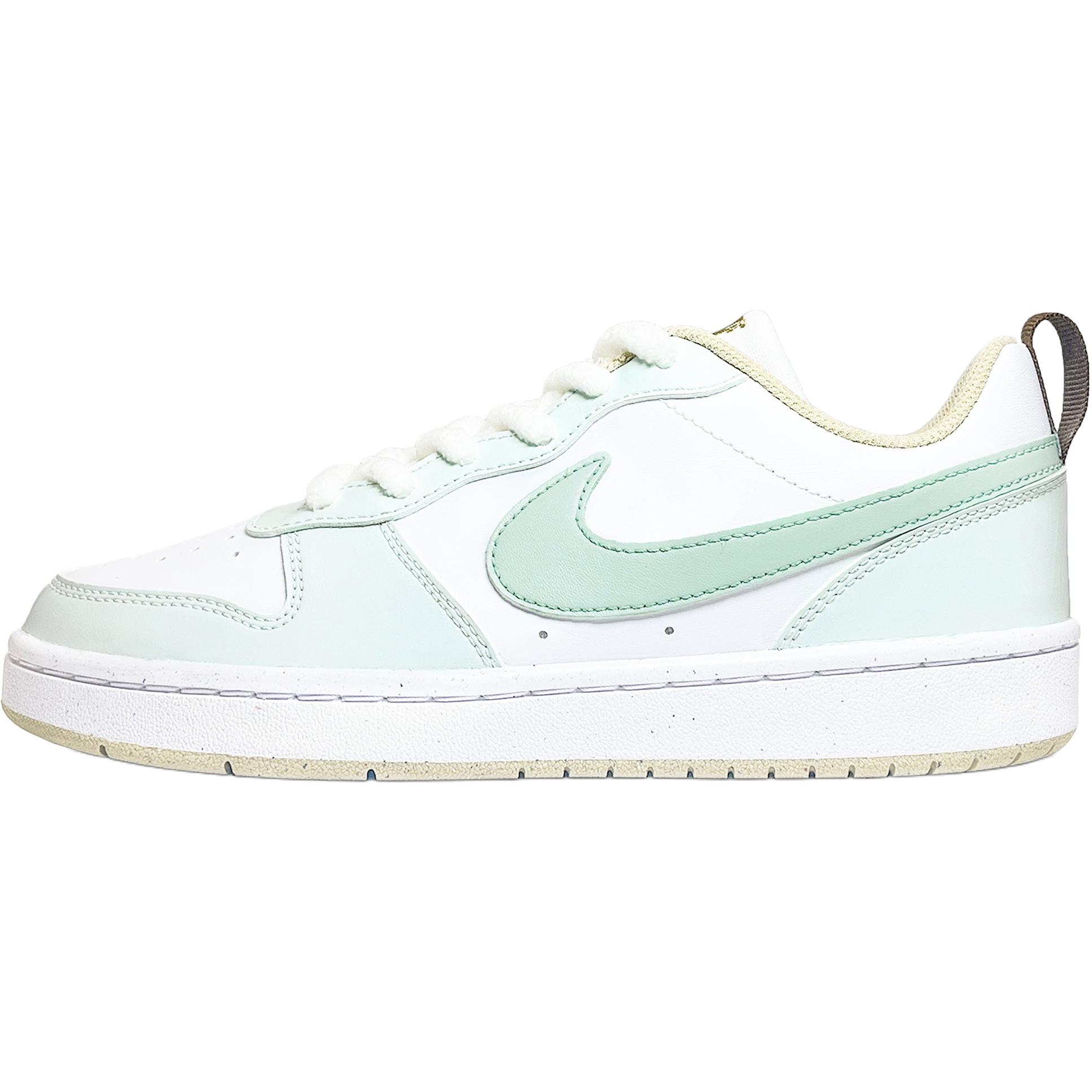 

Nike Корт Боро Минт Эксклюзив Противоскользящие амортизирующие низкие детские кроссовки для скейтбординга Зеленые детские