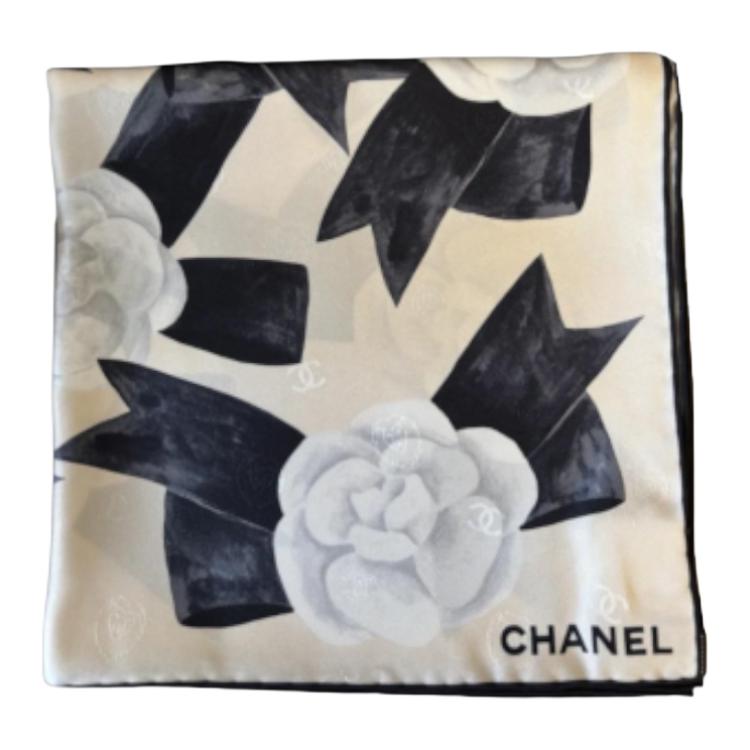 

CHANEL Шелковый платок Multicolor