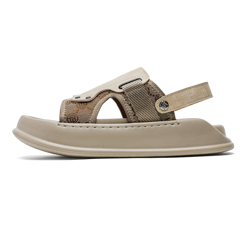 

FAPAI Пляжные сандалии мужские хаки белые, цвет Khaki White