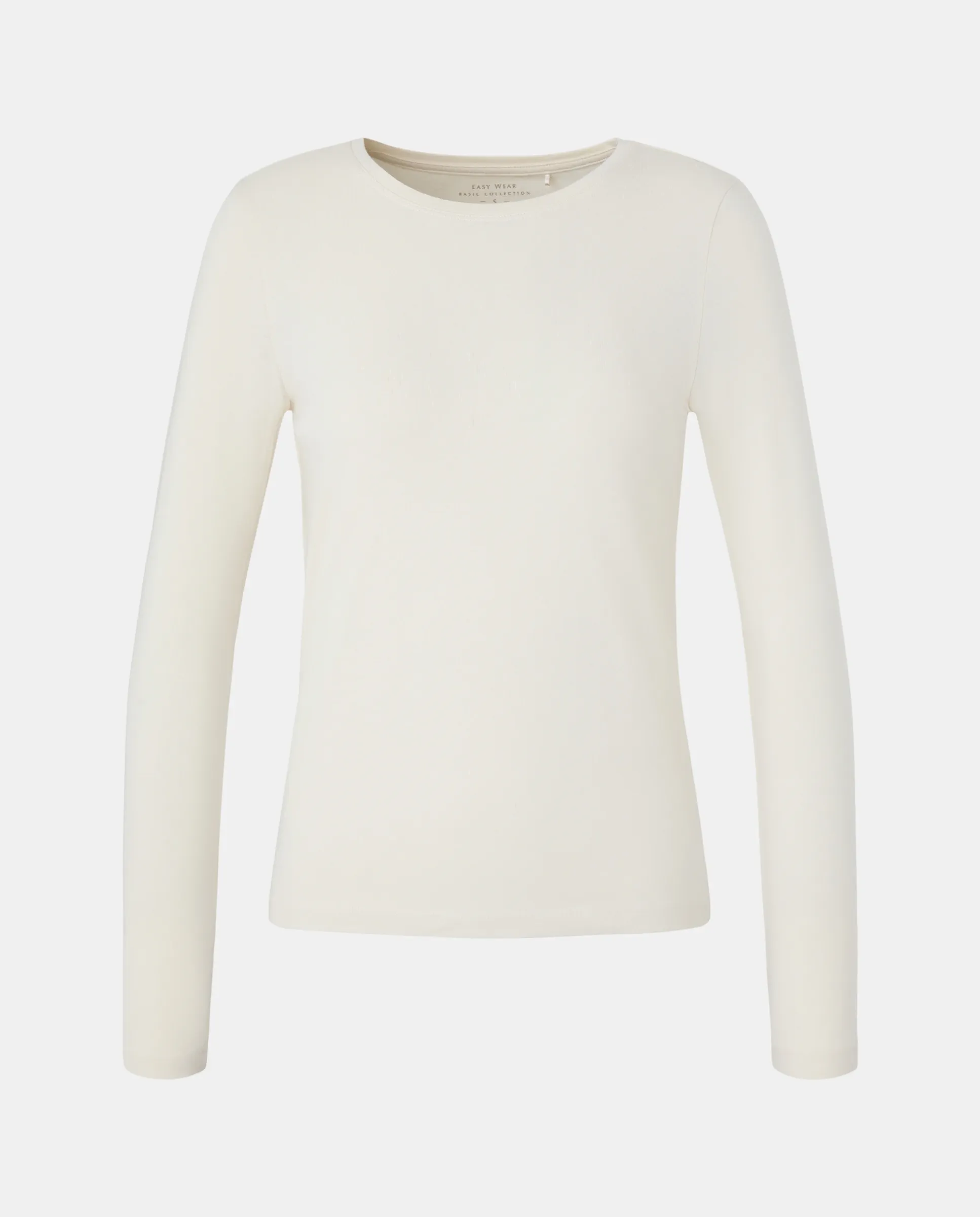 

Женская футболка с длинным рукавом и круглым вырезом Easy Wear, песочный