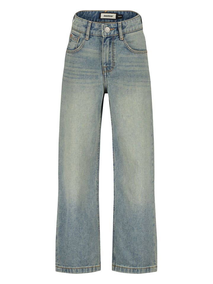 

Джинсы "Ханой" свободного кроя, светло-голубого цвета RAIZZED