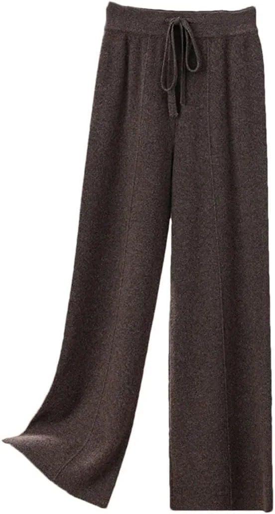 

Женские брюки с высокой талией и широкими штанинами