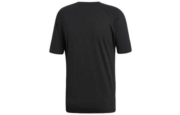 Футболка sports round neck z.n.e. tee 'black white' Adidas, черный — фото 2