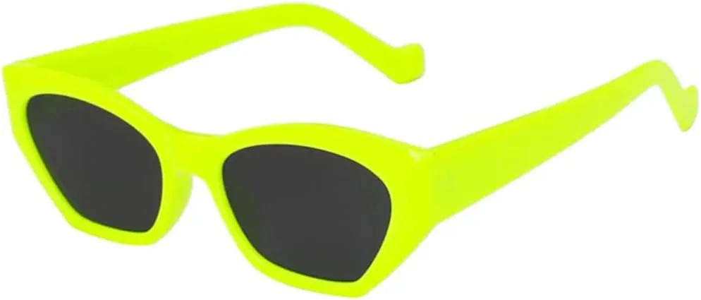 

Солнцезащитные очки для мужчин и женщин - защита UV400 - прозрачный цвет "кошачий глаз" для занятий спортом на открытом воздухе и вождения DSVIGF, Green Gray