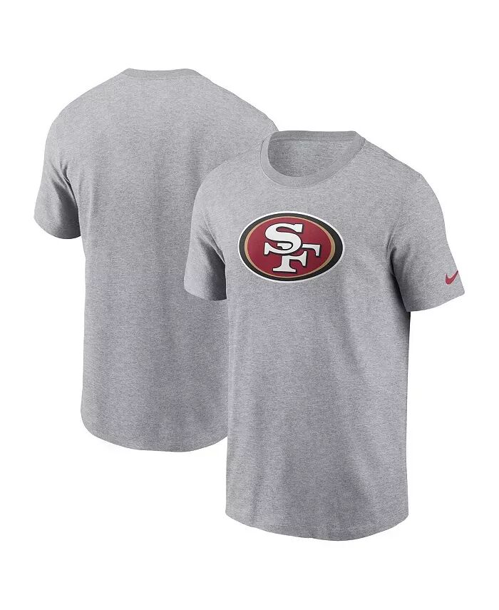

Мужская серая футболка с логотипом San Francisco 49ers Essential Nike