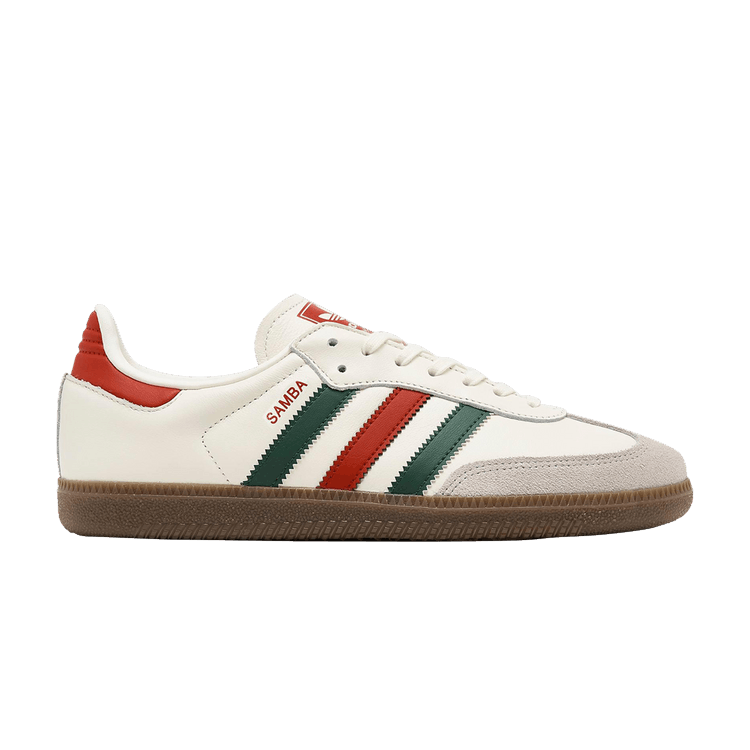 

Кроссовки adidas Samba OG J 'Off White Collegiate Red Green', кремовый
