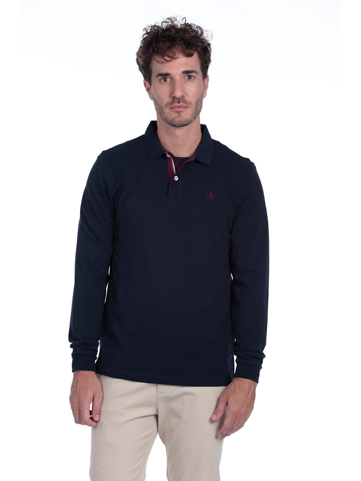 

The Time of Bocha Рубашка-поло темно-синего цвета, Синий, The Time of Bocha Рубашка-поло темно-синего цвета