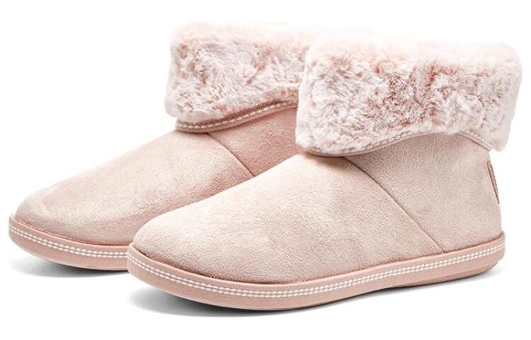 Женские ботинки Skechers низкие с мехом, розовый — фото 3