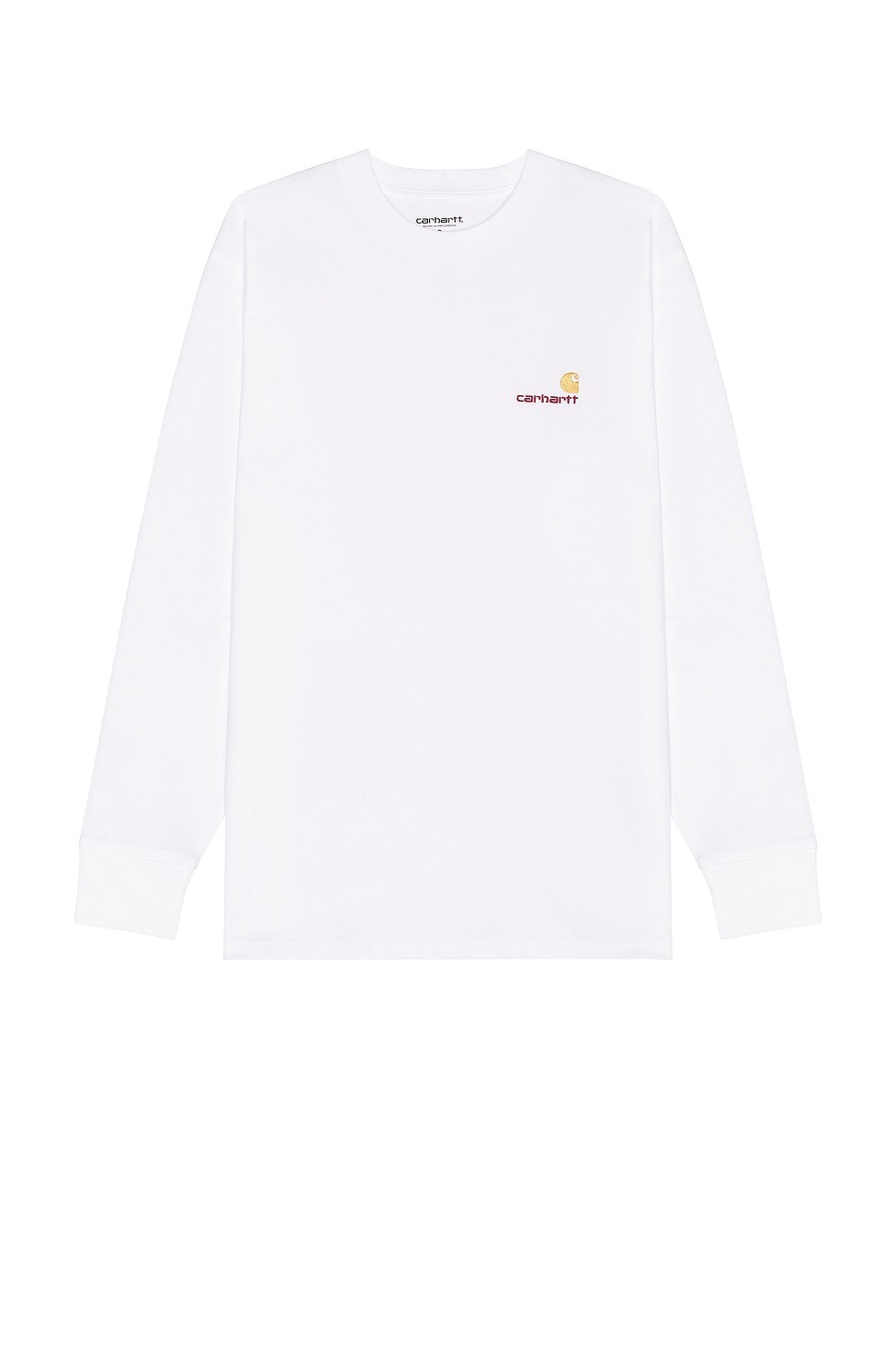 

Футболка с длинным рукавом с американским рисунком Carhartt Wip, белый