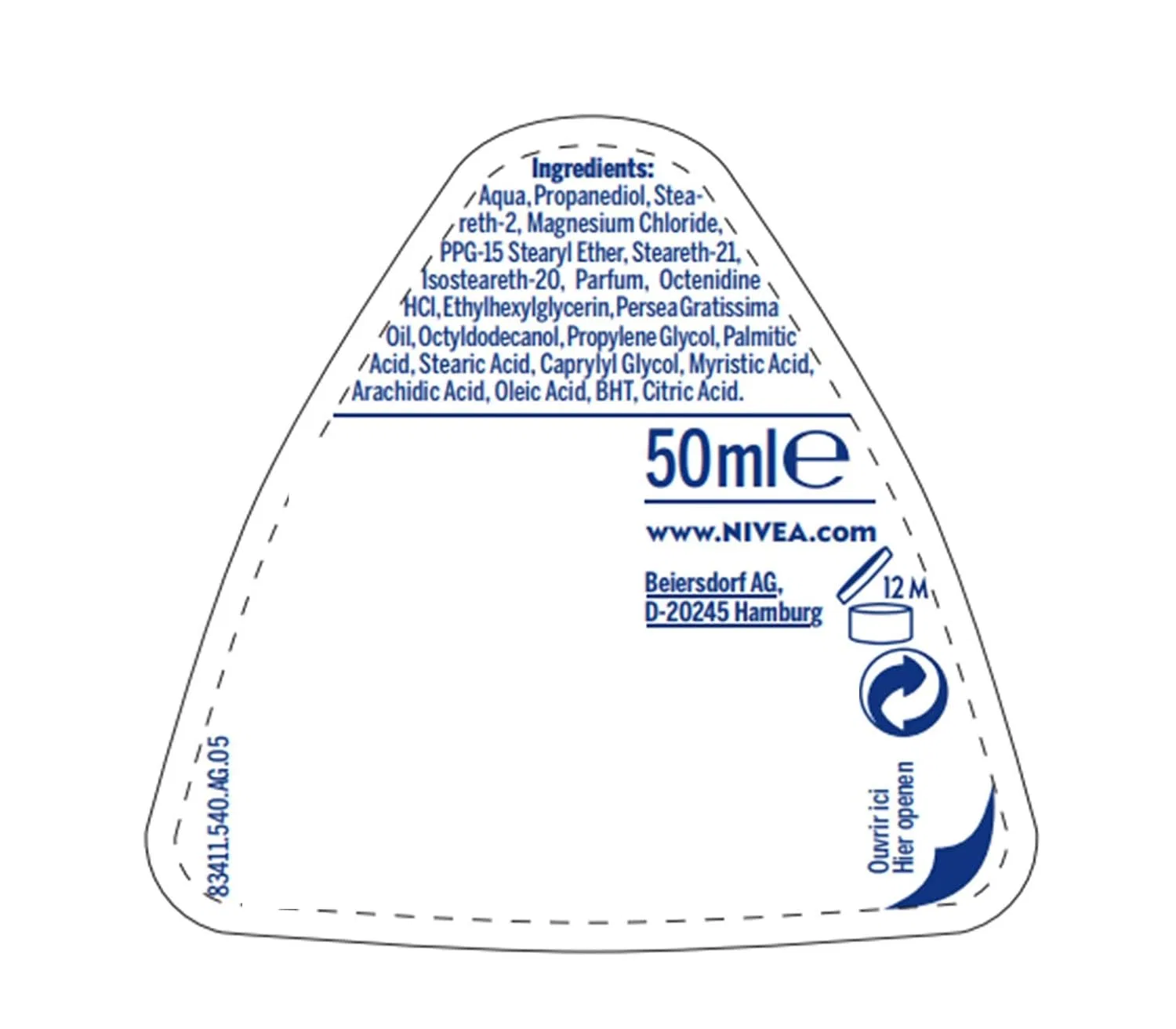 Женский роликовый дезодорант NIVEA Magnesium Dry Fresh Nivea — фото 3