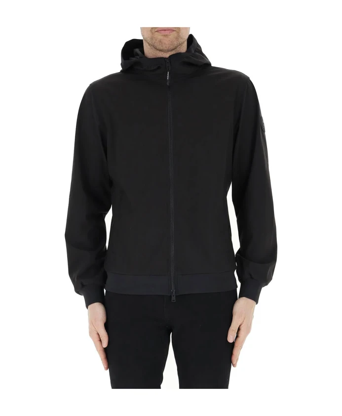 

Синтетическая куртка с двойной молнией. Woolrich, черный