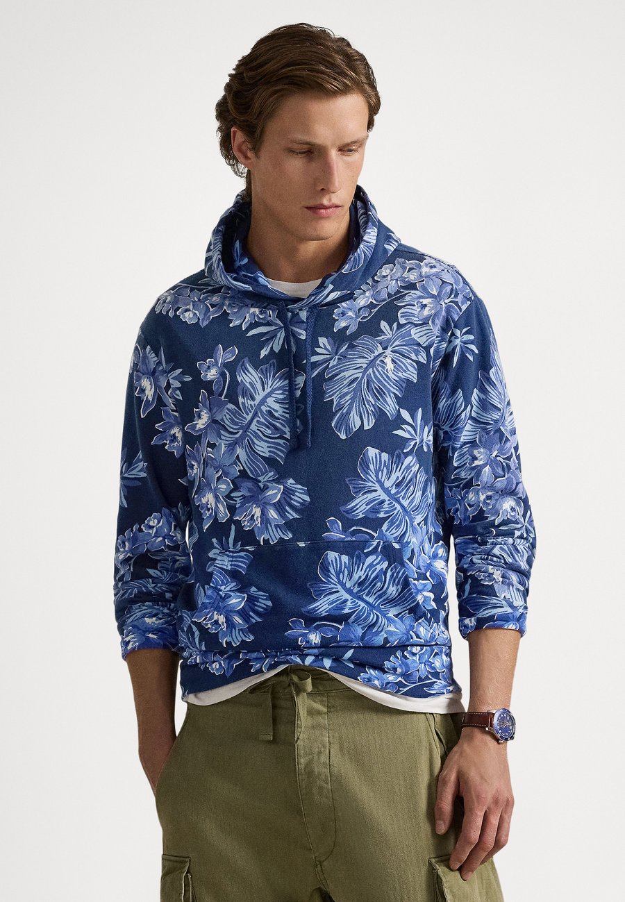 

Толстовка Polo Ralph Lauren TROPICAL-PRINT SPA TERRY HOODIE, Tropical Newport Navy/Black