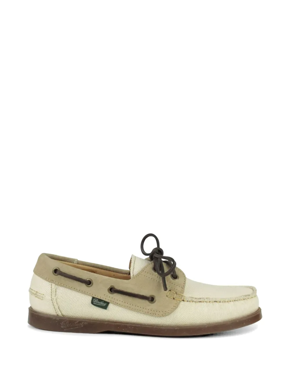 Парусиновые топсайдеры Paraboot, бежевый