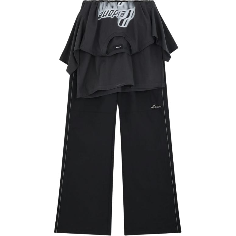 

WE11DONE Трикотажные спортивные штаны мужские черные