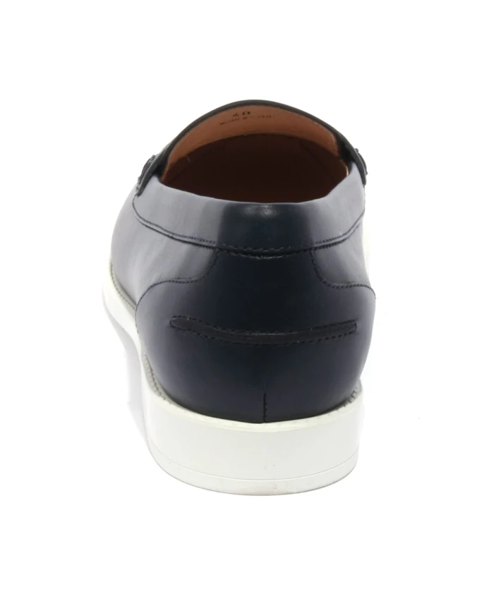 Итальянские лоферы gomma vk mocassino Tod'S, синий — фото 4