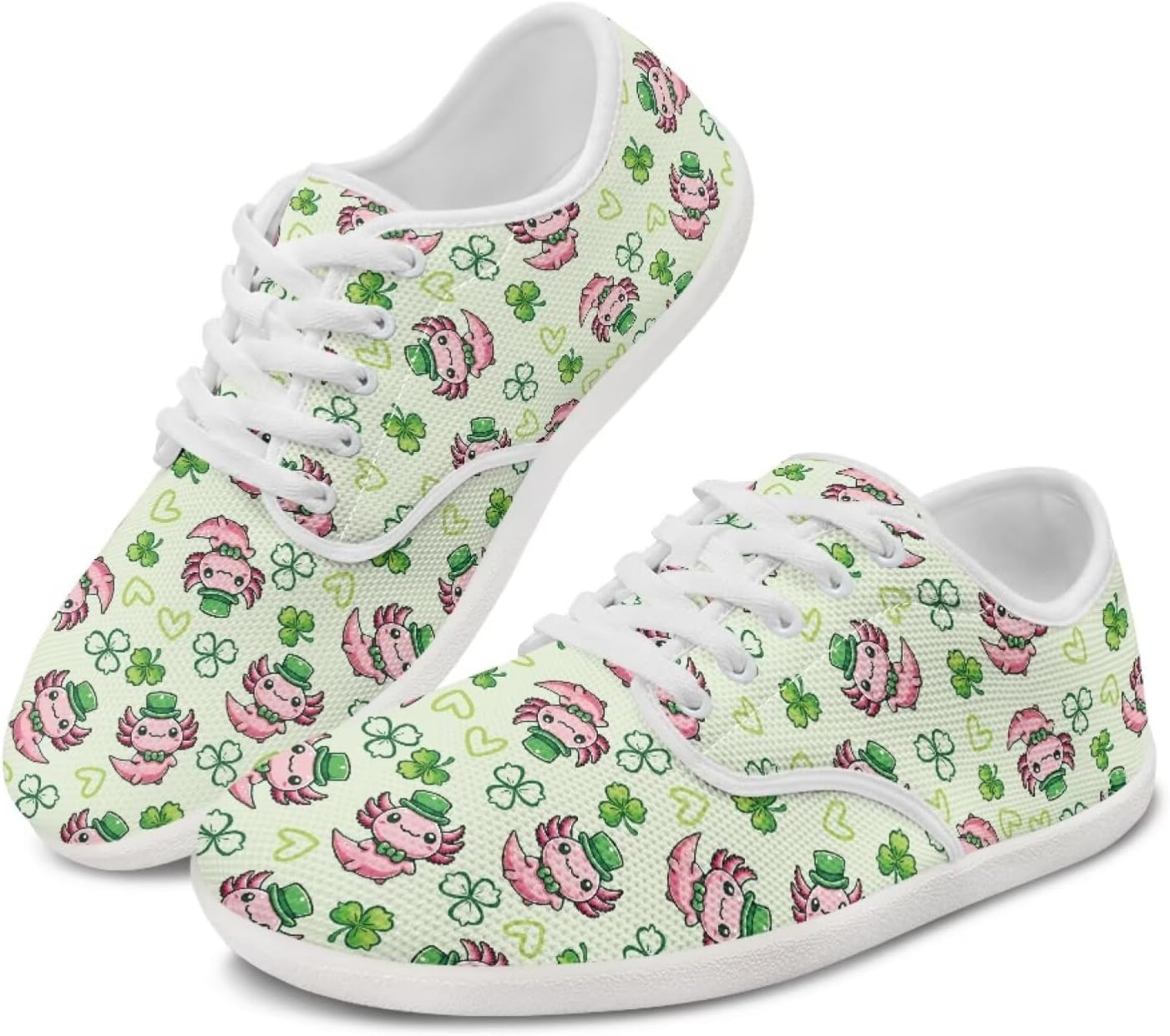 

Женские повседневные туфли на День Святого Патрика, деловые балетки, кроссовки для прогулок, путешествий и работы, деловые мокасины Ecaestolph, зеленый/розовый