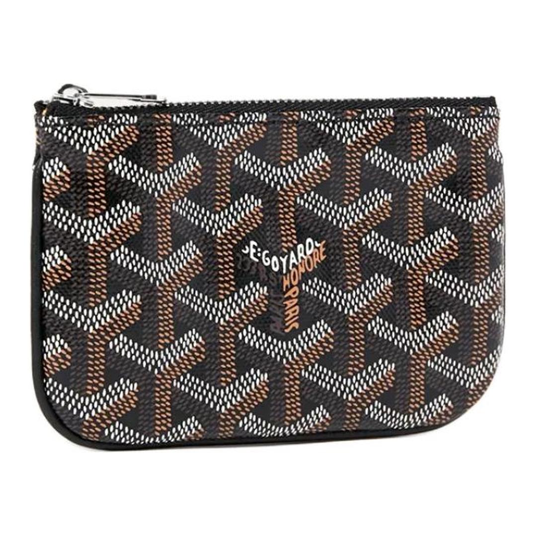 

GOYARD Кожаный ключница на холсте унисекс черный
