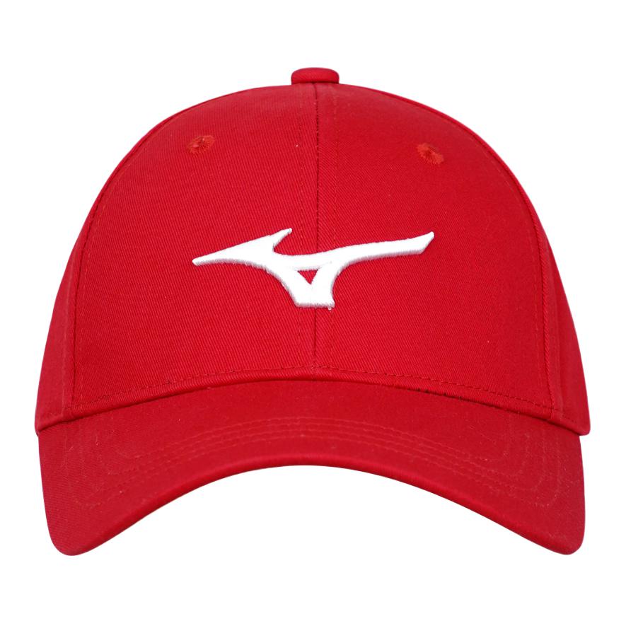 

Mizuno Бейсболка мужская хлопковая белые/красная/темно-синяя