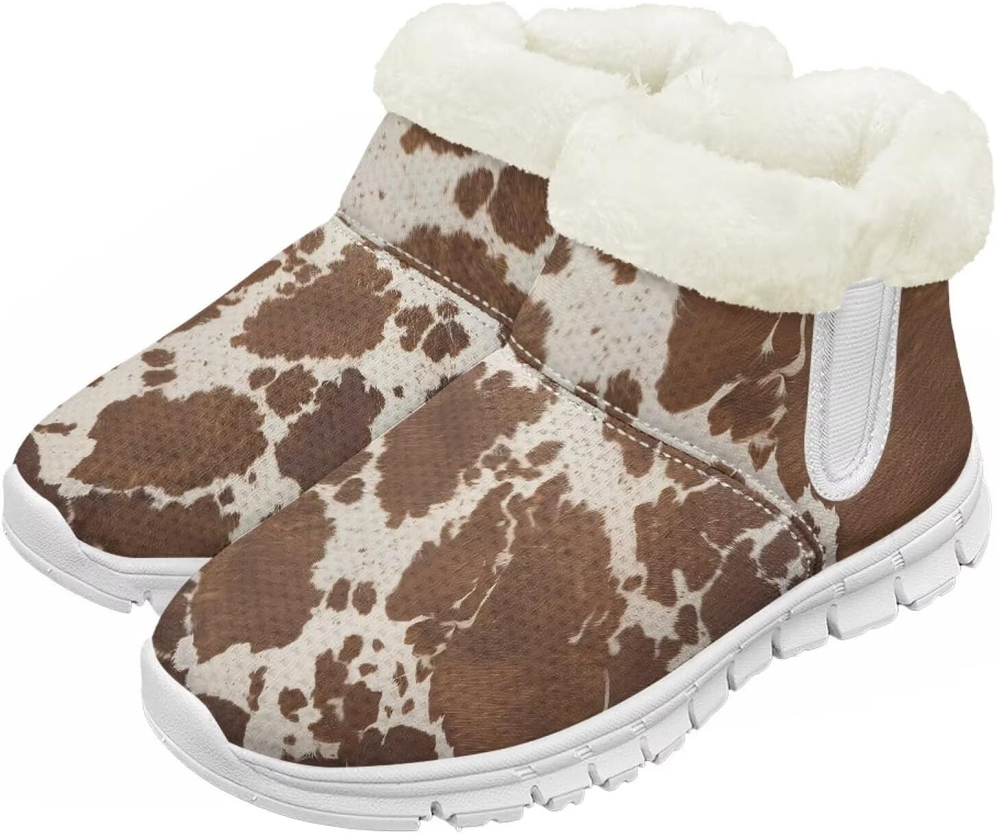 

Детские зимние сапоги для девочек, водонепроницаемые, противоскользящие, для холодной погоды, с искусственным мехом, походные ботинки Goronwyfloyd, Brown Cow