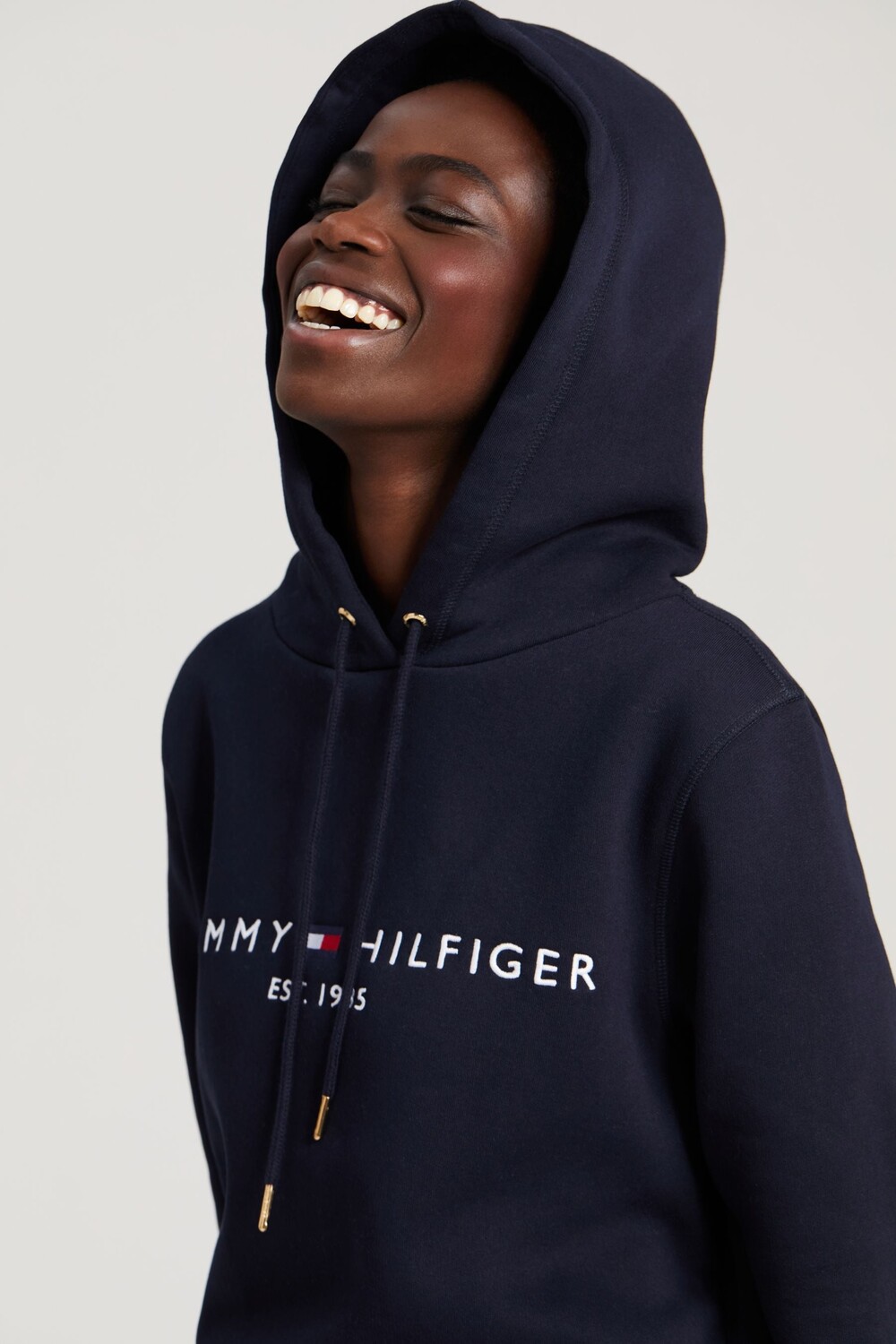 Толстовка Heritage белого цвета с логотипом Tommy Hilfiger, синий — фото 3