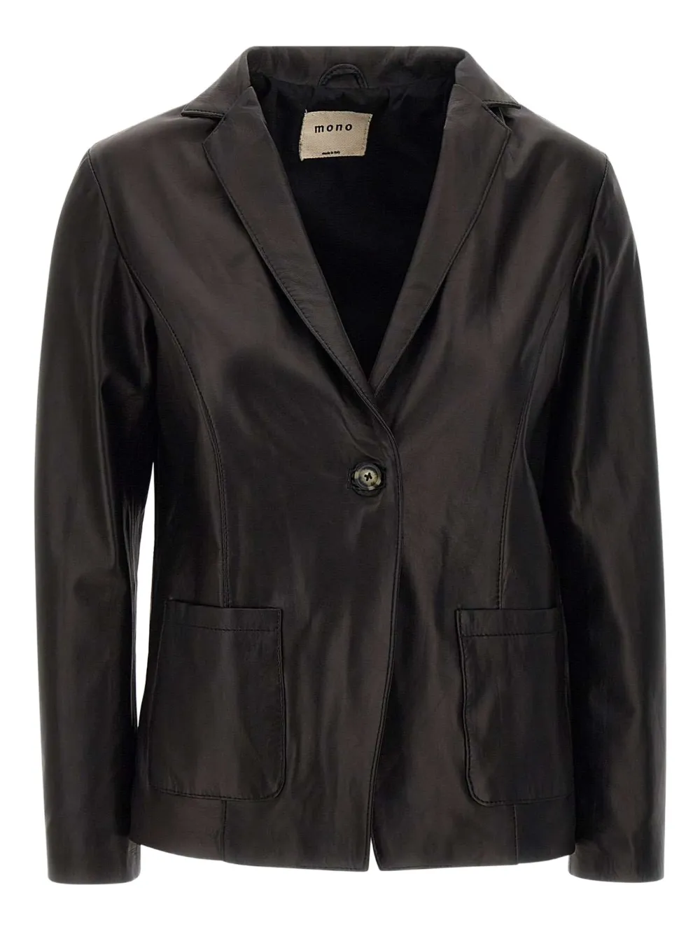 

Кожаная куртка Mono, черный