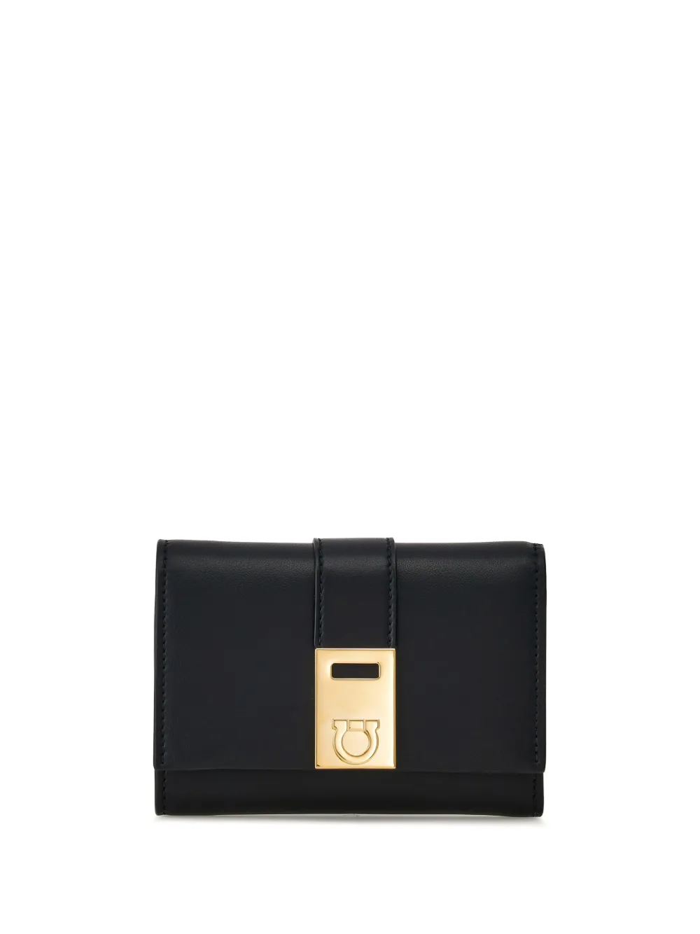 

Кошелек Hug в двух тонах Ferragamo, черный