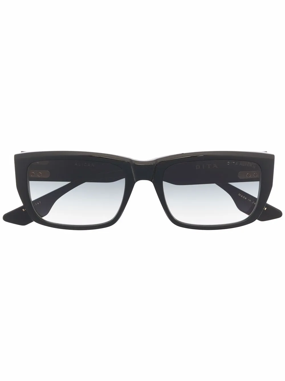 

Солнцезащитные очки в прямоугольной оправе Dita Eyewear, черный