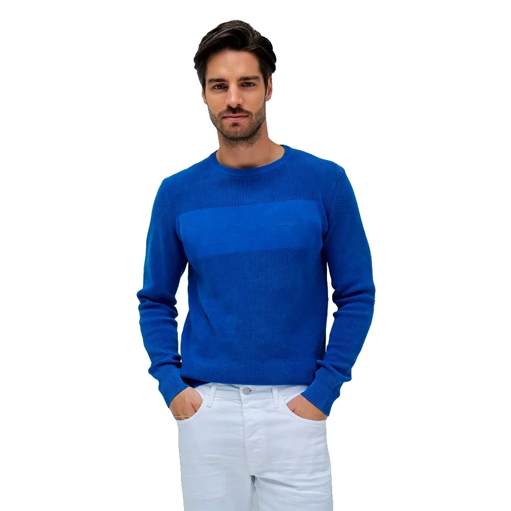 

Свитер Salsa Jeans Waffle Regular Fit, синий