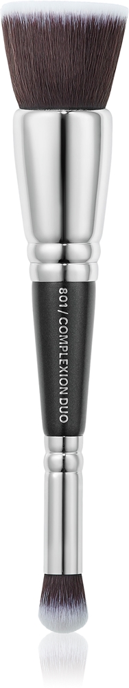 

801 complexion duo brush двусторонняя кисть для нанесения тонального крема Zoeva, 1 шт