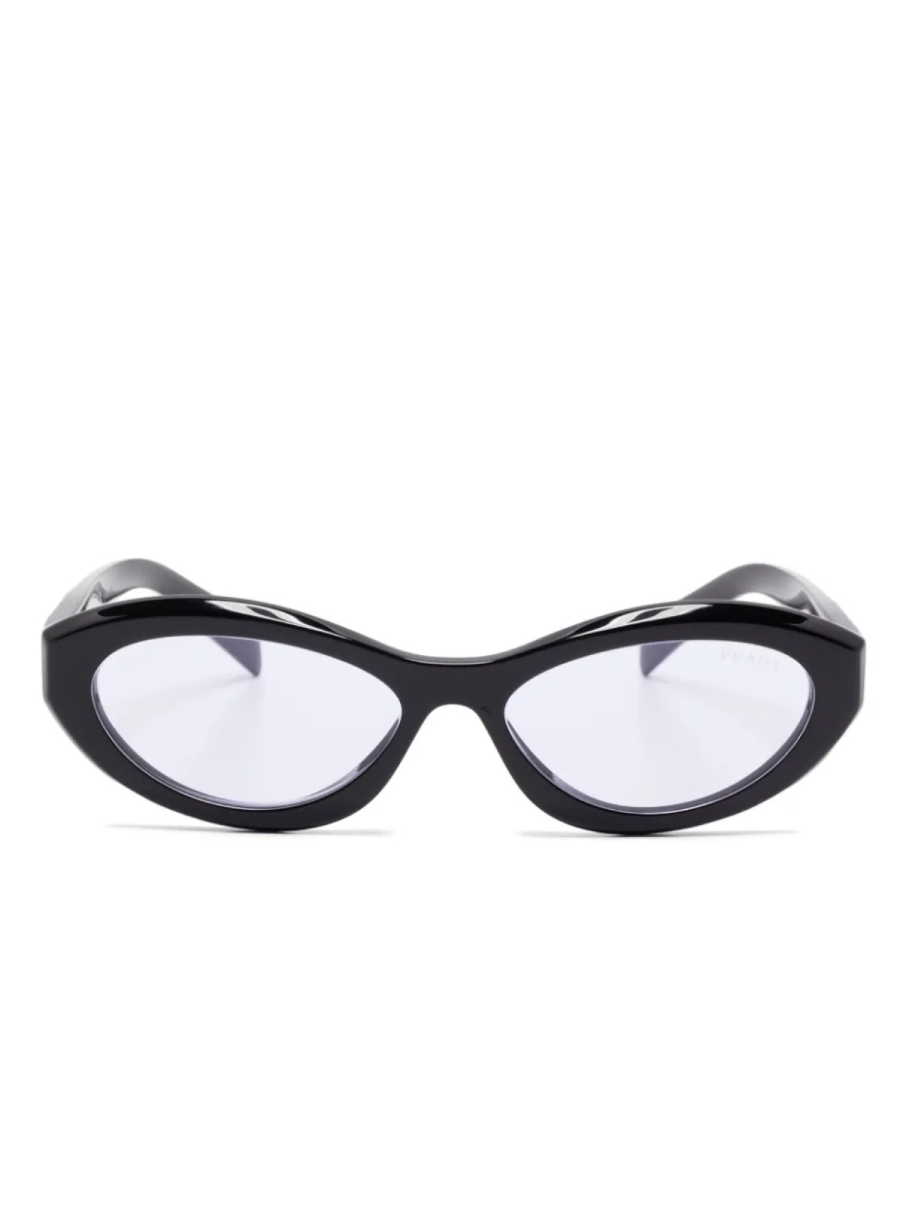 

Солнцезащитные очки «кошачий глаз» Prada Eyewear, черный
