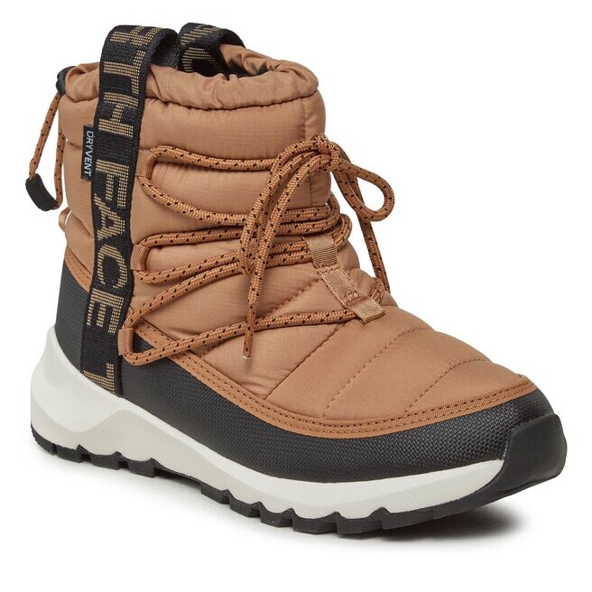 Женские полусапоги The North Face WThermoball стеганые комбинированные, коричневый