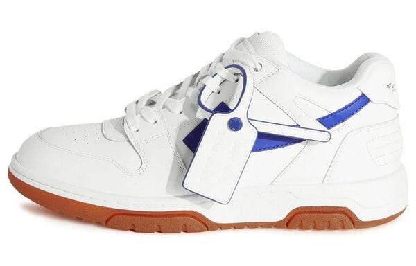 Кроссовки out of office low-top sneakers 'white blue brown' Off-White, белый — фото 2