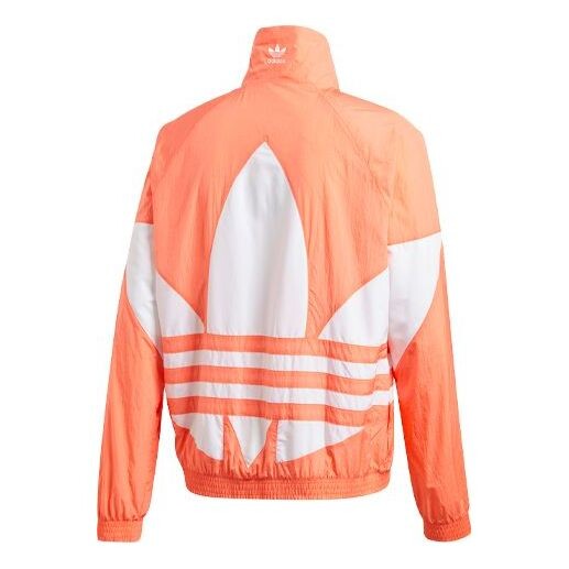 

Куртка originals ss20 big trefoil track jacket for men orange/white Adidas, оранжевый