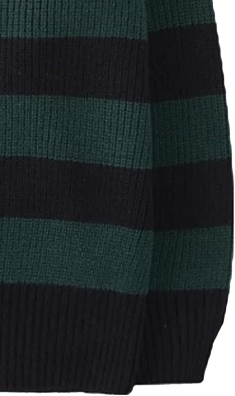 Мужской полосатый вязаный пуловер Casual Color Block Slim Fit — фото 4