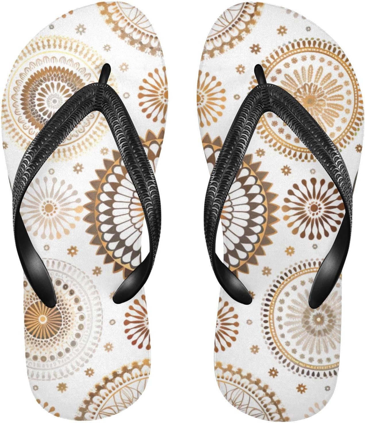 

Коричневые шлепанцы с узором, пляжные летние повседневные сандалии для женщин и мужчин, тапочки для душа, размер XS Kfbe